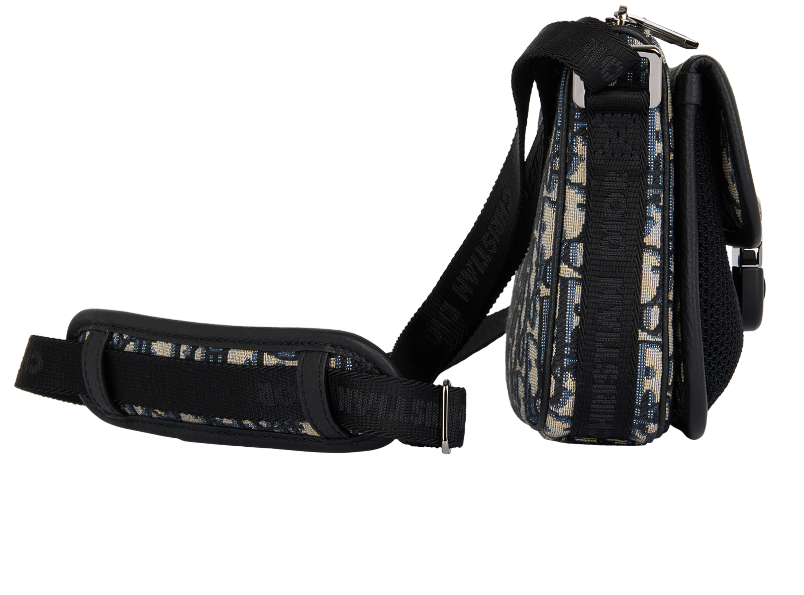 Mini Dior 8, &pound;850, Handbags, Navy, Canvas, Side view